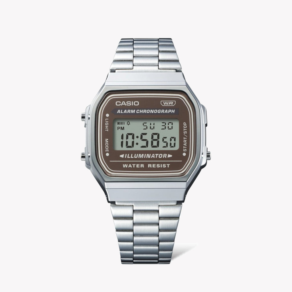 CASIO A168WA-5AYDF - TIMELESS SIMPLICITY WITH MODERN ELEGANCE Unisex Watch in Sleek Silver Finish and Versatile Functions-i-Watch-2