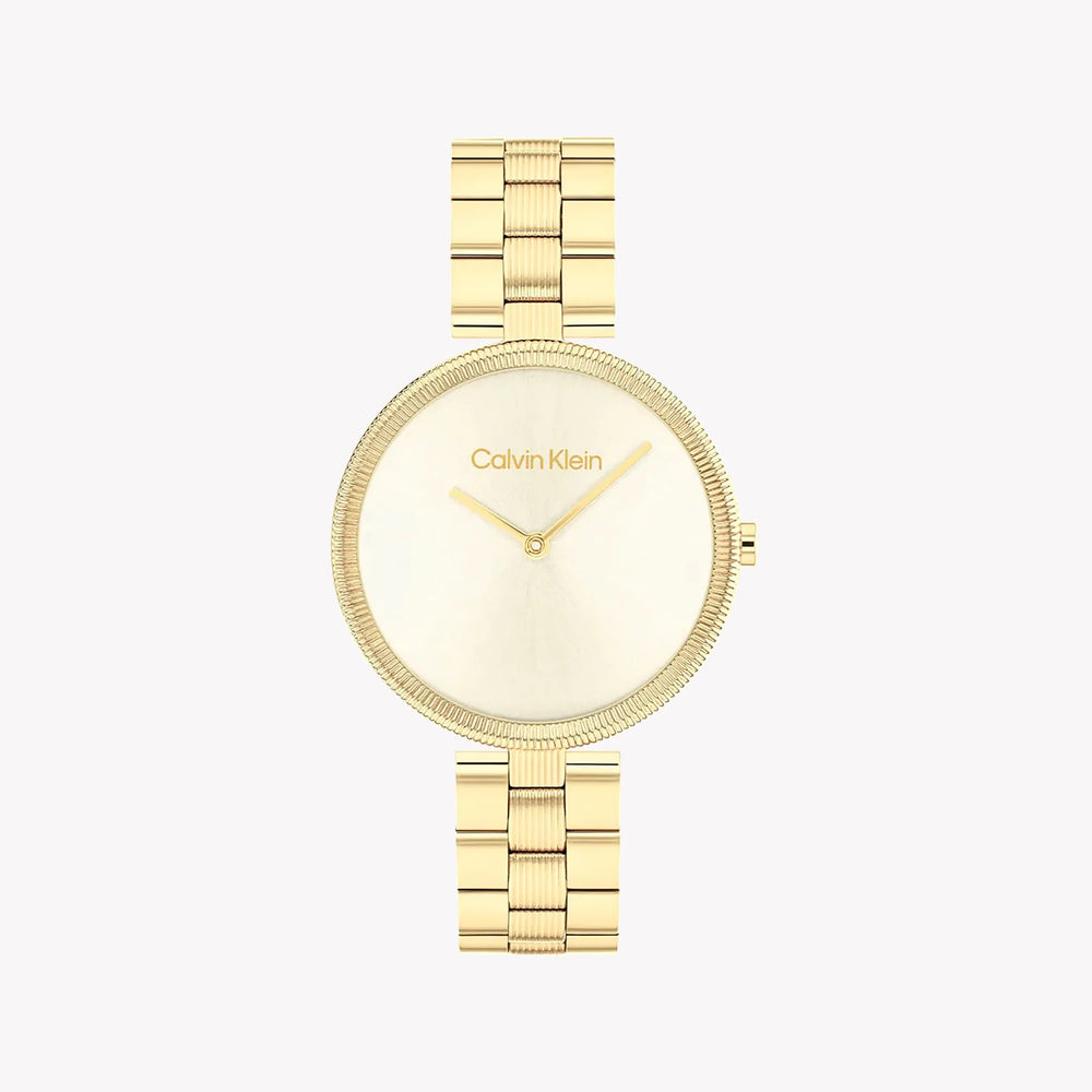 Ck Calvin Klein Women's Gold Watch, Gold Dial | K1c24146b by i-watch