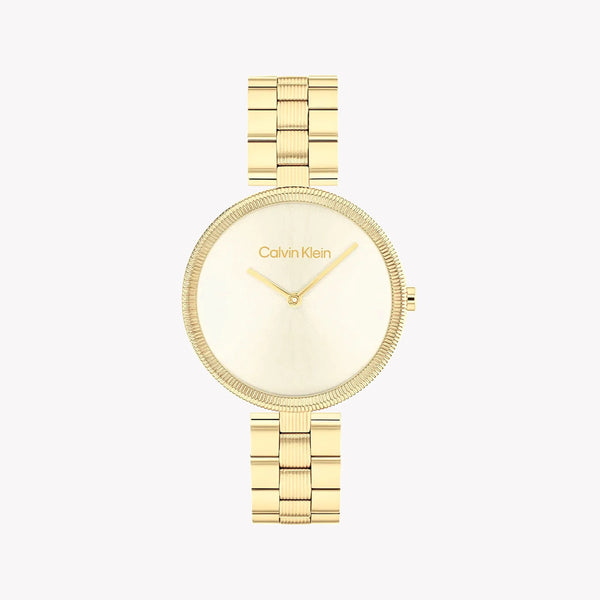 Ck Calvin Klein Women's Gold Watch, Gold Dial | K1c24146b by i-watch