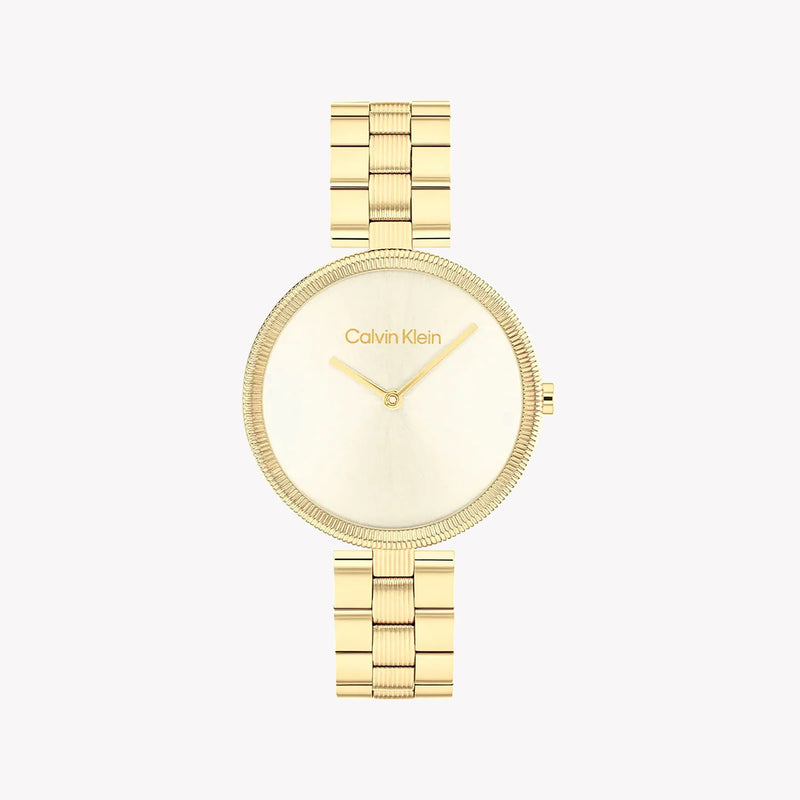 Ck Calvin Klein Women's Gold Watch, Gold Dial | K1c24146b by i-watch