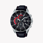 CASIO EDIFICE EFV-550L-1AVUDF - SPORTY ELEGANCE MEN'S WATCH WITH LEATHER BAND AND ACCURATE TIMEKEEPING