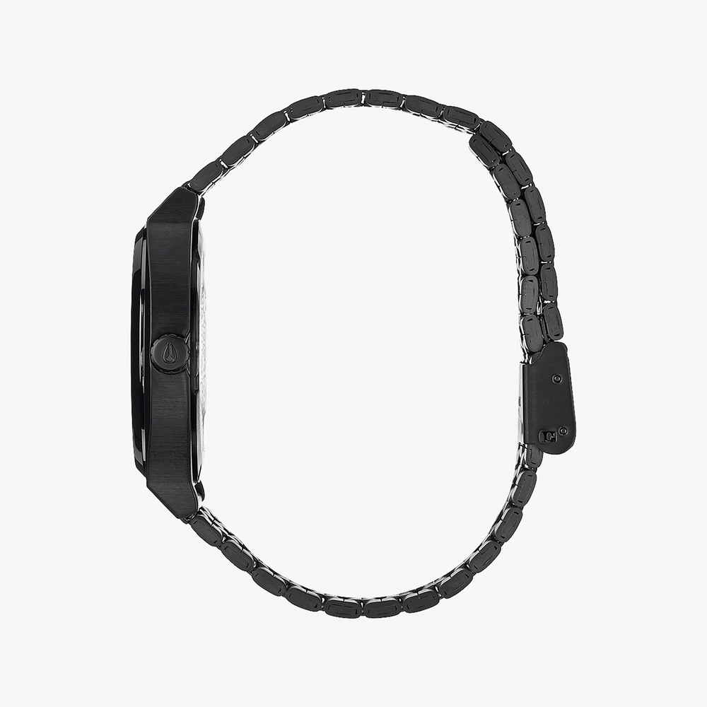 Nixon Men's Black Stainless Steel Watch, Black Dial | A045-001 by i-watch