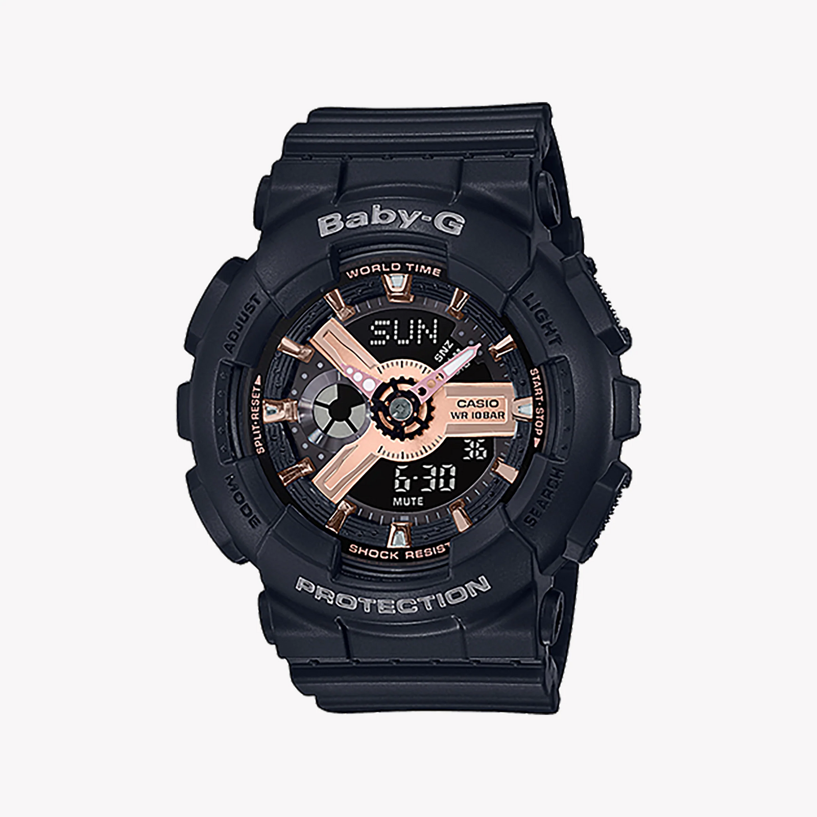 Ba-110rg-1adr Baby-G Adventure Time - Stylish Sporty Women's Watch With Black Resin BAnd and Digital Display by i-watch