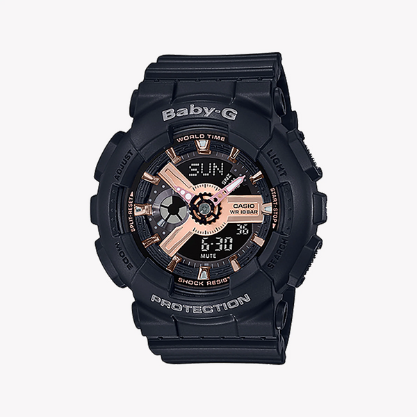 Ba-110rg-1adr Baby-G Adventure Time - Stylish Sporty Women's Watch With Black Resin BAnd and Digital Display by i-watch