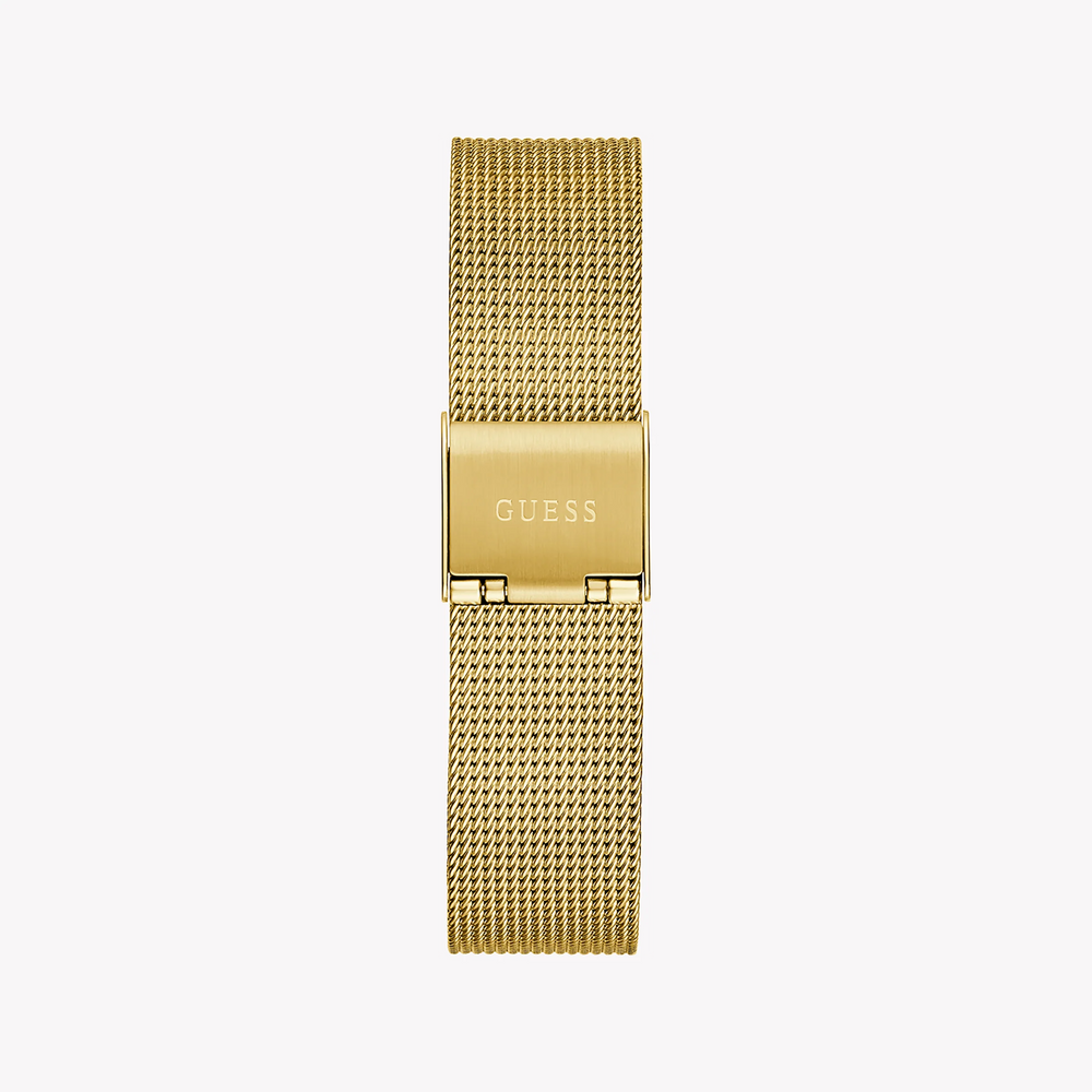 Guess Women's Gold Stainless Steel Watch, Gold Dial | Gw0835l2 by i-watch