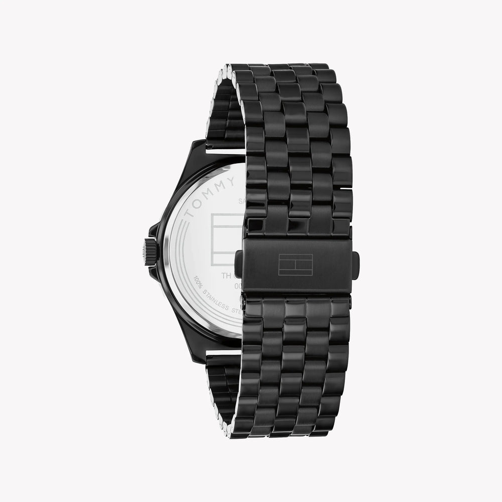 Tommy Hilfiger Men's Black Stainless Steel Watch | 1691637 by i-watch