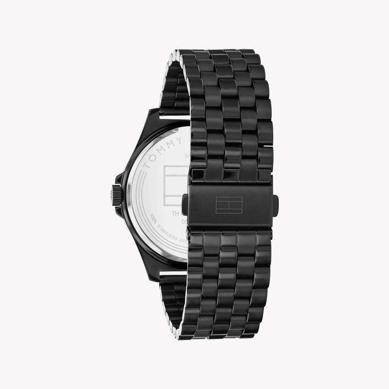 Tommy Hilfiger Men's Black Stainless Steel Watch | 1691637 by i-watch