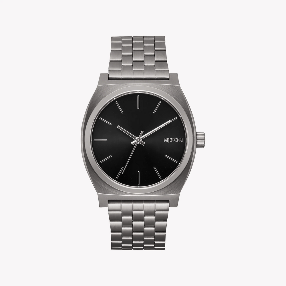 NIXON A045-5084 MODERN EDGE - STYLISH STAINLESS STEEL MEN'S WATCH WITH BLACK DIAL