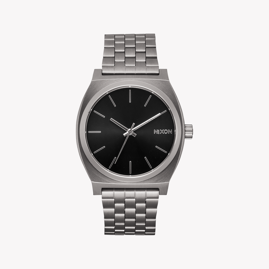 NIXON A045-5084 MODERN EDGE - STYLISH STAINLESS STEEL MEN'S WATCH WITH BLACK DIAL