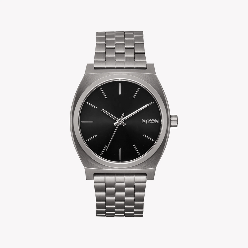 NIXON A045-5084 MODERN EDGE - STYLISH STAINLESS STEEL MEN'S WATCH WITH BLACK DIAL
