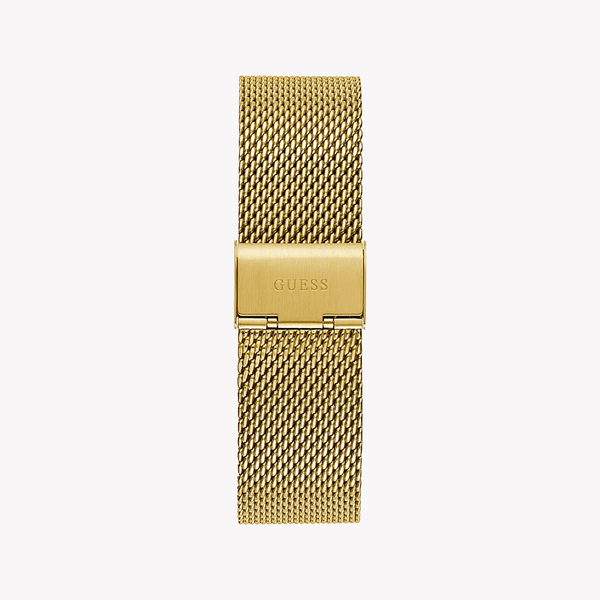 Guess Men's Gold Stainless Steel Watch, Black Dial | Gw0582g2 by i-watch