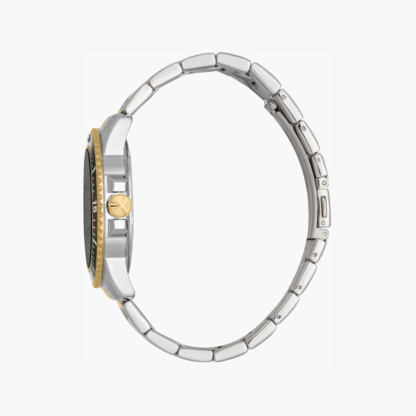 Just Cavalli Men's Two Tone Stainless Steel Watch, Black Dial | Jc1g246m0085 by i-watch