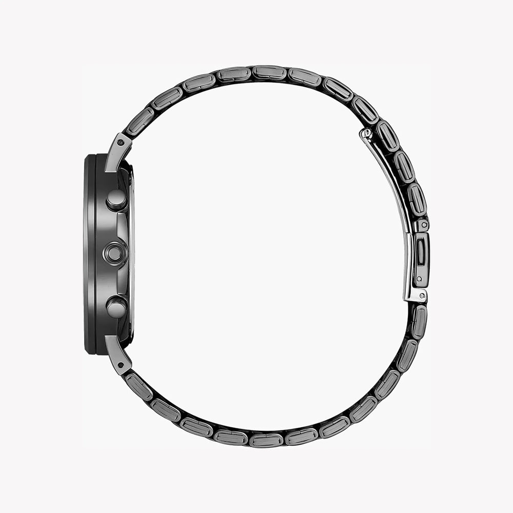 CITIZEN AN8227-53H BOLD PERFORMANCE - BLACK STAINLESS STEEL MEN'S WATCH with Multi-Dial Chronograph-i-Watch-3