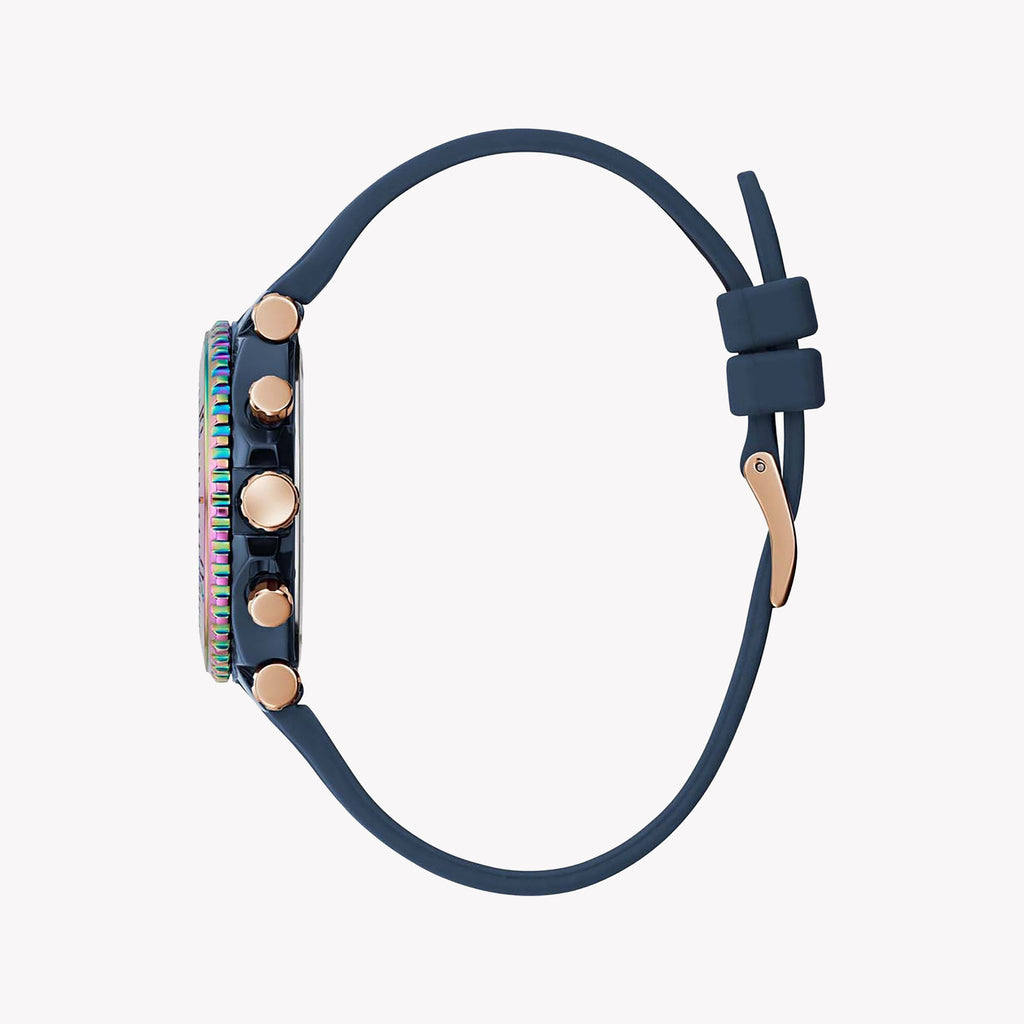 GUESS WATCHES GW0466L2 - Vivid Rose Gold & Blue Silicone Watch-i-Watch-2