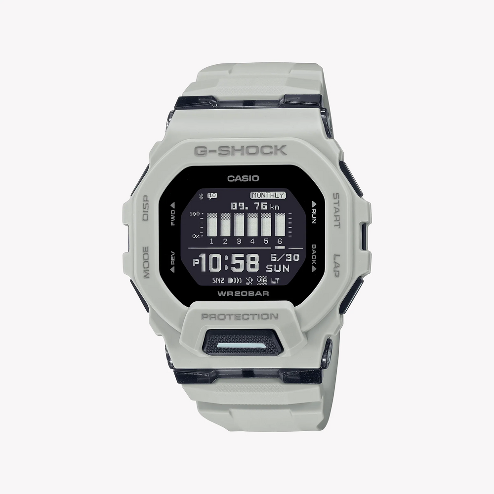 G-Shock Men's White Resin Watch, Sporty Style | Gbd-200uu-9dr by i-watch