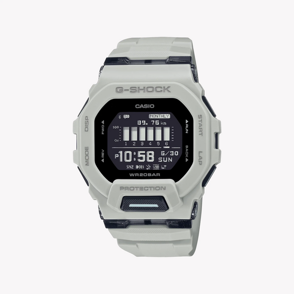 G-Shock Men's White Resin Watch, Sporty Style | Gbd-200uu-9dr by i-watch