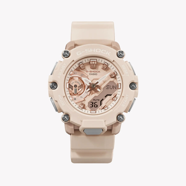 G-Shock Men's Red & Beige Resin Watch, 200m Water Resistant | Gma-S2200m-4adr by i-watch