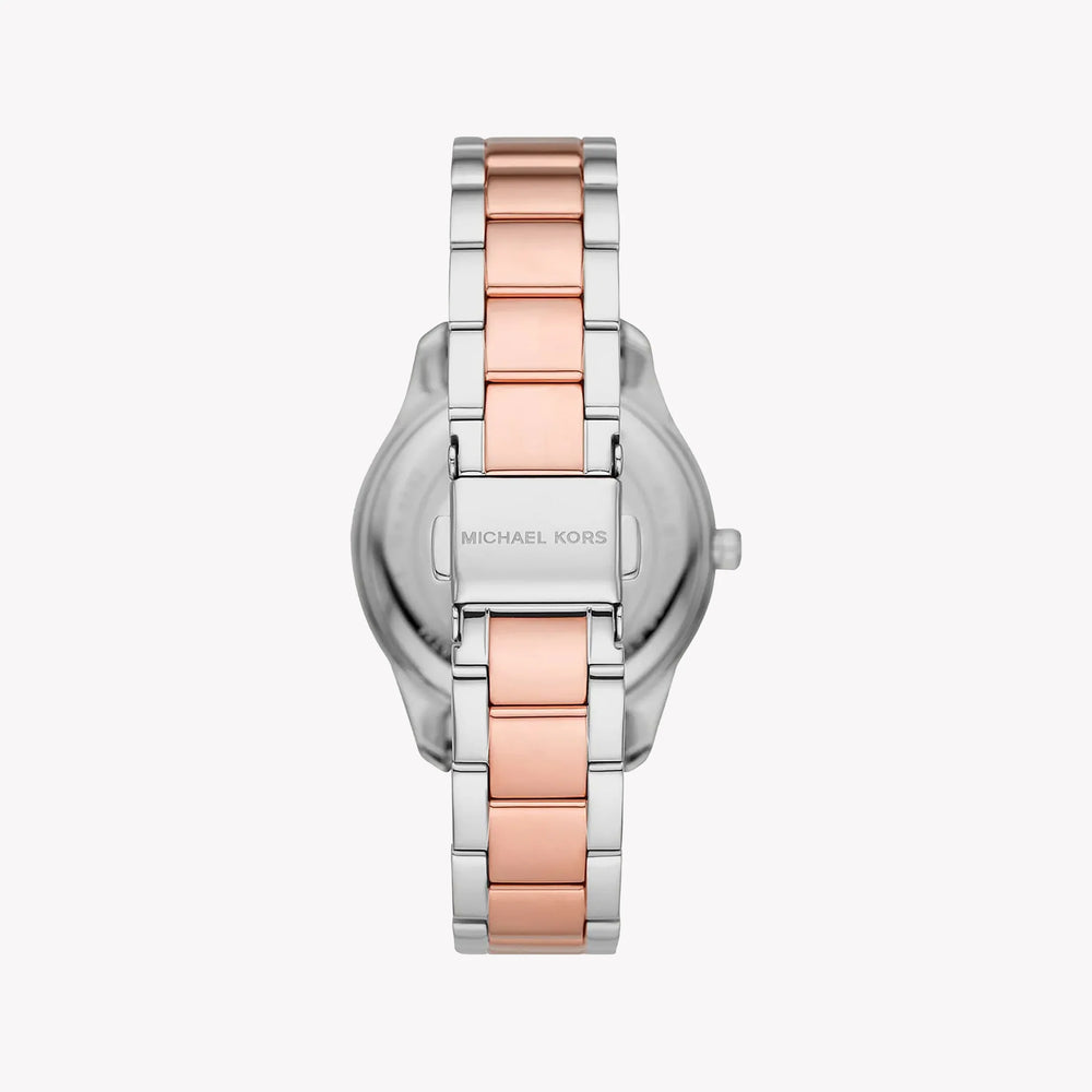 Michael Kors Women's Silver-Rose Gold Watch, Pink Dial | Mk6894 by i-watch