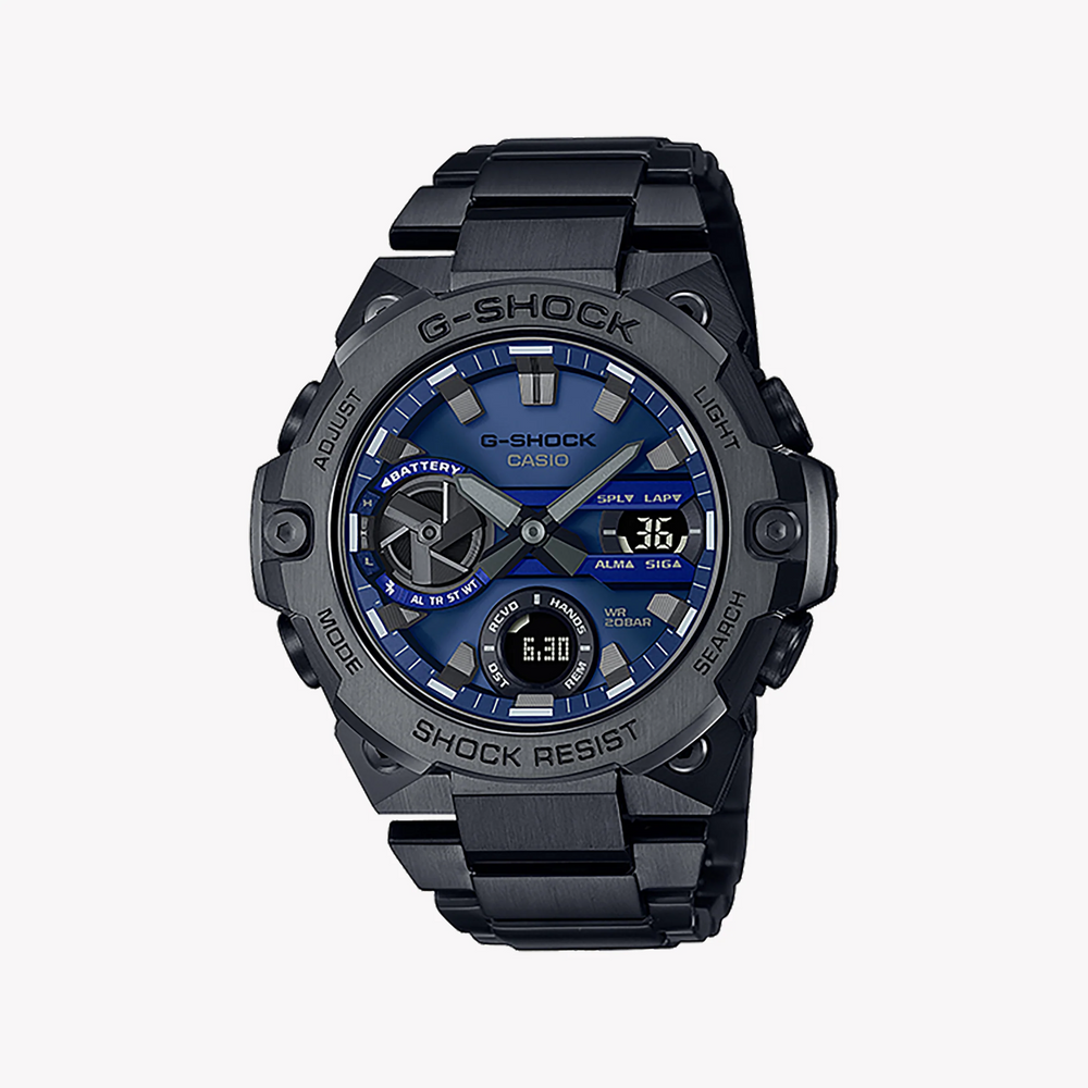 Casio G-Shock Gst-B400bd-1a2dr - Sporty Sophistication Men's Watch With Black Stainless Steel BAnd and Digital Dial by i-watch