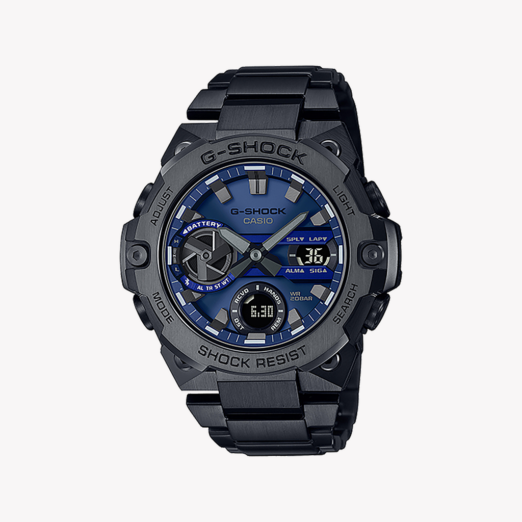 CASIO G-SHOCK GST-B400BD-1A2DR - SPORTY SOPHISTICATION MEN'S WATCH with Black Stainless Steel Band and Digital Dial