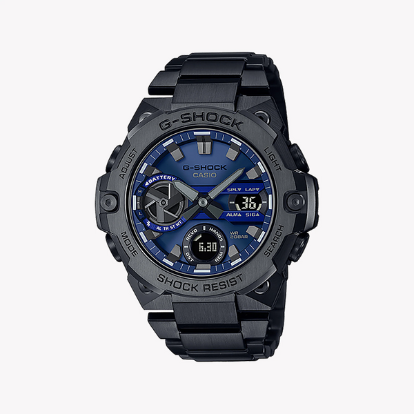 Casio G-Shock Gst-B400bd-1a2dr - Sporty Sophistication Men's Watch With Black Stainless Steel BAnd and Digital Dial by i-watch