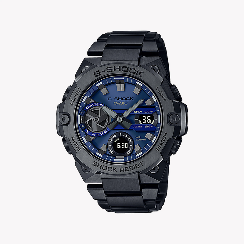Casio G-Shock Gst-B400bd-1a2dr - Sporty Sophistication Men's Watch With Black Stainless Steel BAnd and Digital Dial by i-watch