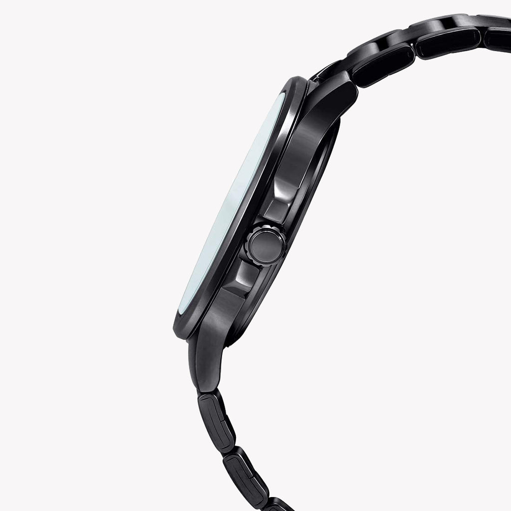 CASIO MTP-E173B-1AVDF - SPORTY ELEGANCE UNISEX WATCH WITH BLACK STAINLESS STEEL BAND AND DIAL-i-Watch-3