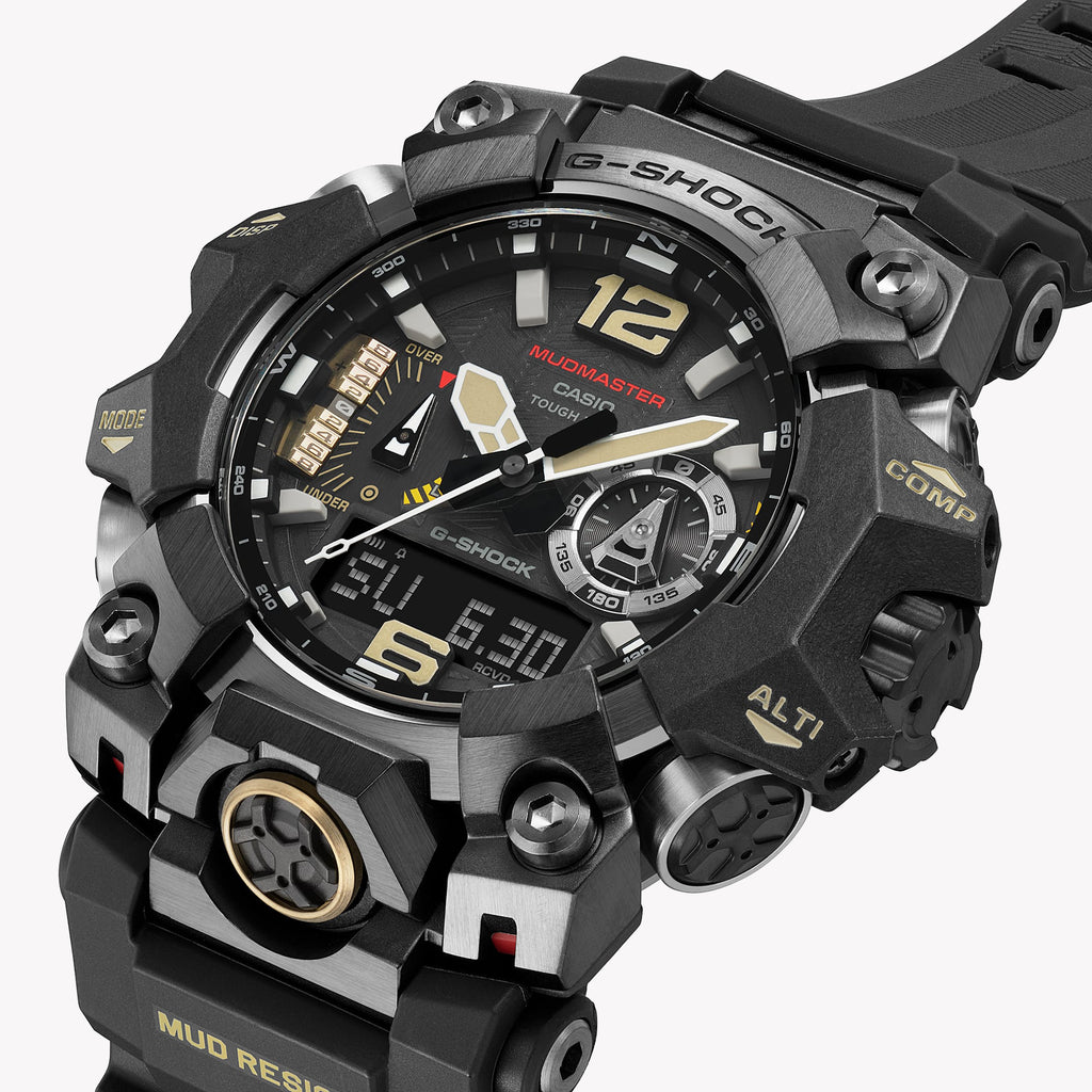 CASIO G-SHOCK GWG-B1000-1AER RUGGED ADVENTURER - MEN'S WATCH WITH BLACK RESIN BAND AND BOLD TECHNOLOGY-i-Watch-2