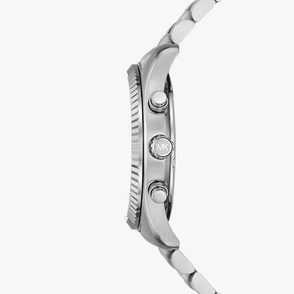 Michael Kors Men's Silver Watch, Black Dial | Mk1091set by i-watch