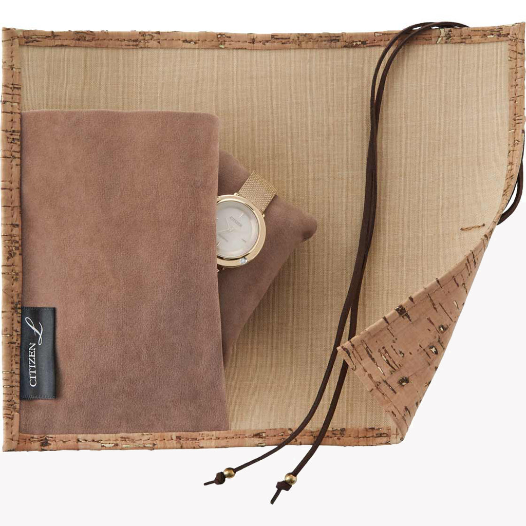 CITIZEN EM0643-92X RADIANT CHARM - ELEGANT GOLD MESH WOMEN'S TIMEPIECE-i-Watch-2