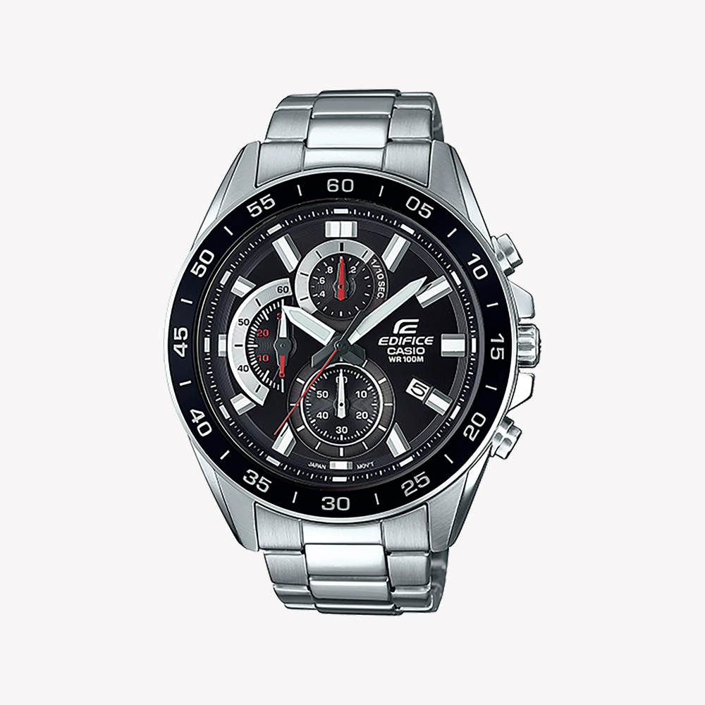 Casio Edifice Efv-550d-1avudf - Sporty Elegance Men's Watch With Stylish Black Dial by i-watch