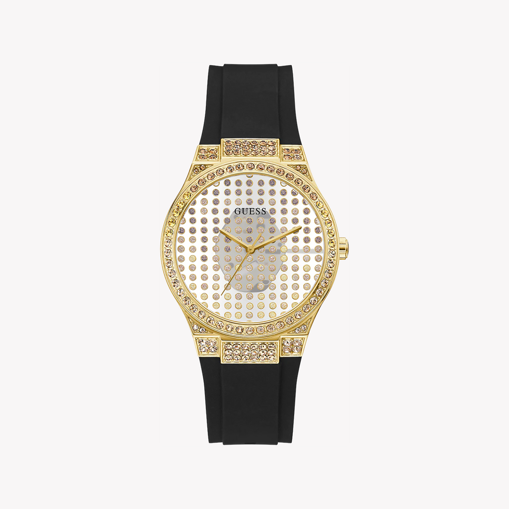 GUESS GW0482L1 - CHIC FLAIR - ELEGANT GOLD & BLACK WOMEN'S WATCH