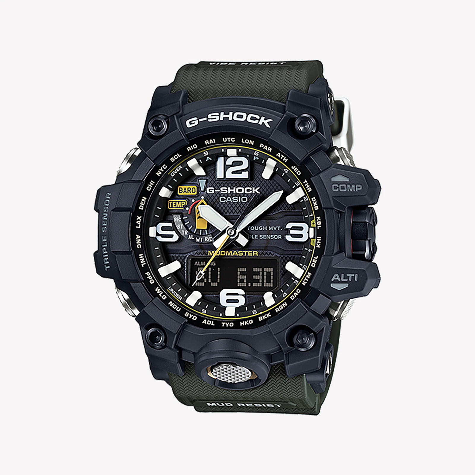 G-Shock Gwg-1000-1a3dr Mudmaster - Rugged Elegance For The Adventurous Man by i-watch