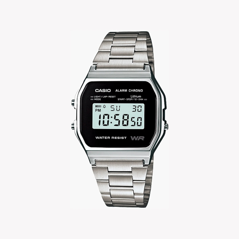 Casio Unisex Metal Watch, Stylish Design | A158w-1df by i-watch