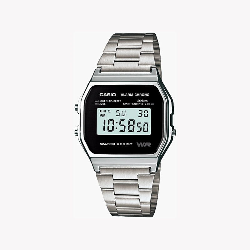Casio Unisex Metal Watch, Stylish Design | A158w-1df by i-watch