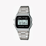 CASIO A158W-1DF Analoge Unisex-Armbanduhr mit 33-mm-Gehäuse