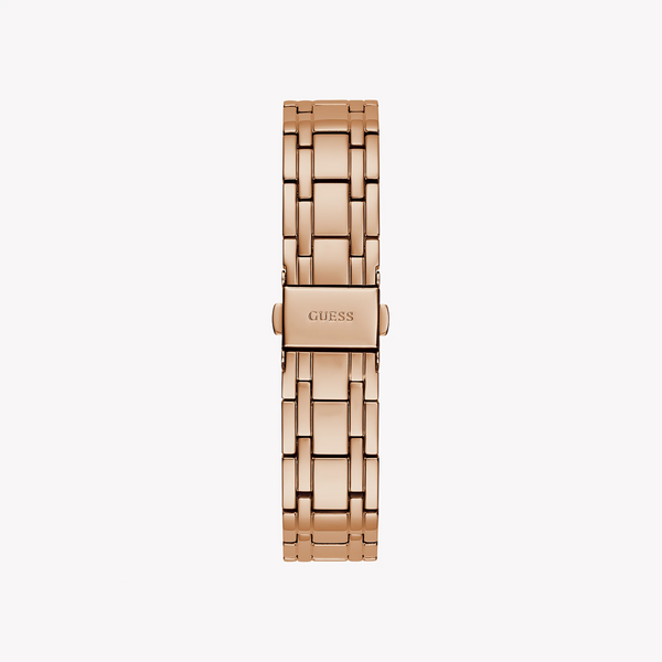 Guess Women's Rose Gold Stainless Steel Watch, Clear Dial | Gw0604l3 by i-watch