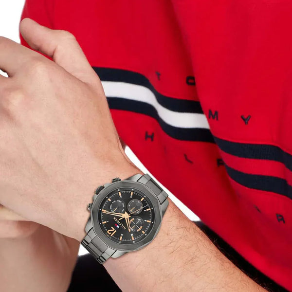 Tommy Hilfiger Men's Grey Stainless Steel Watch | 1692186 by i-watch