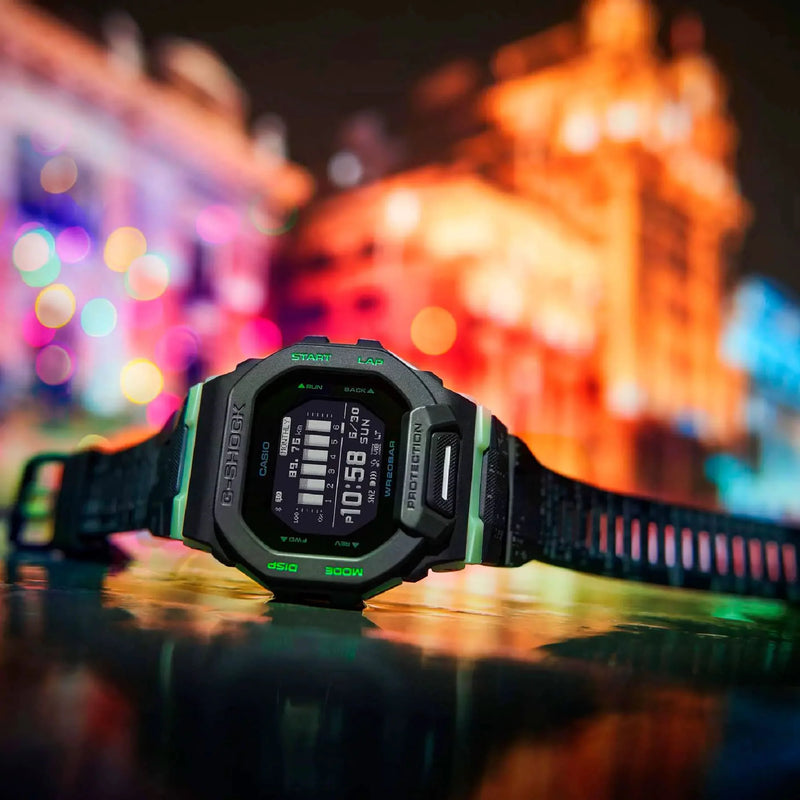 G-Shock Men's Black Resin Watch, Digital Dial | Gbd-200lm-1dr by i-watch