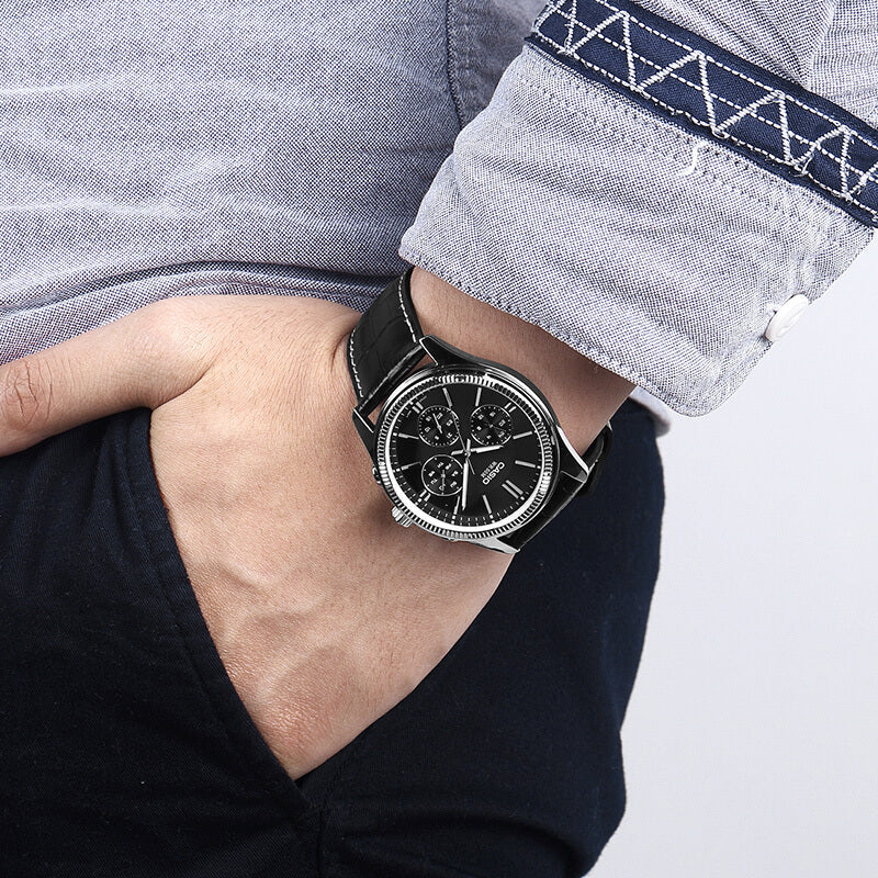 MTP-1375L-1AVDF - CLASSIC SILVER SOPHISTICATION MEN'S WATCH: ELEGANT DESIGN, RELIABLE PERFORMANCE-i-Watch-3