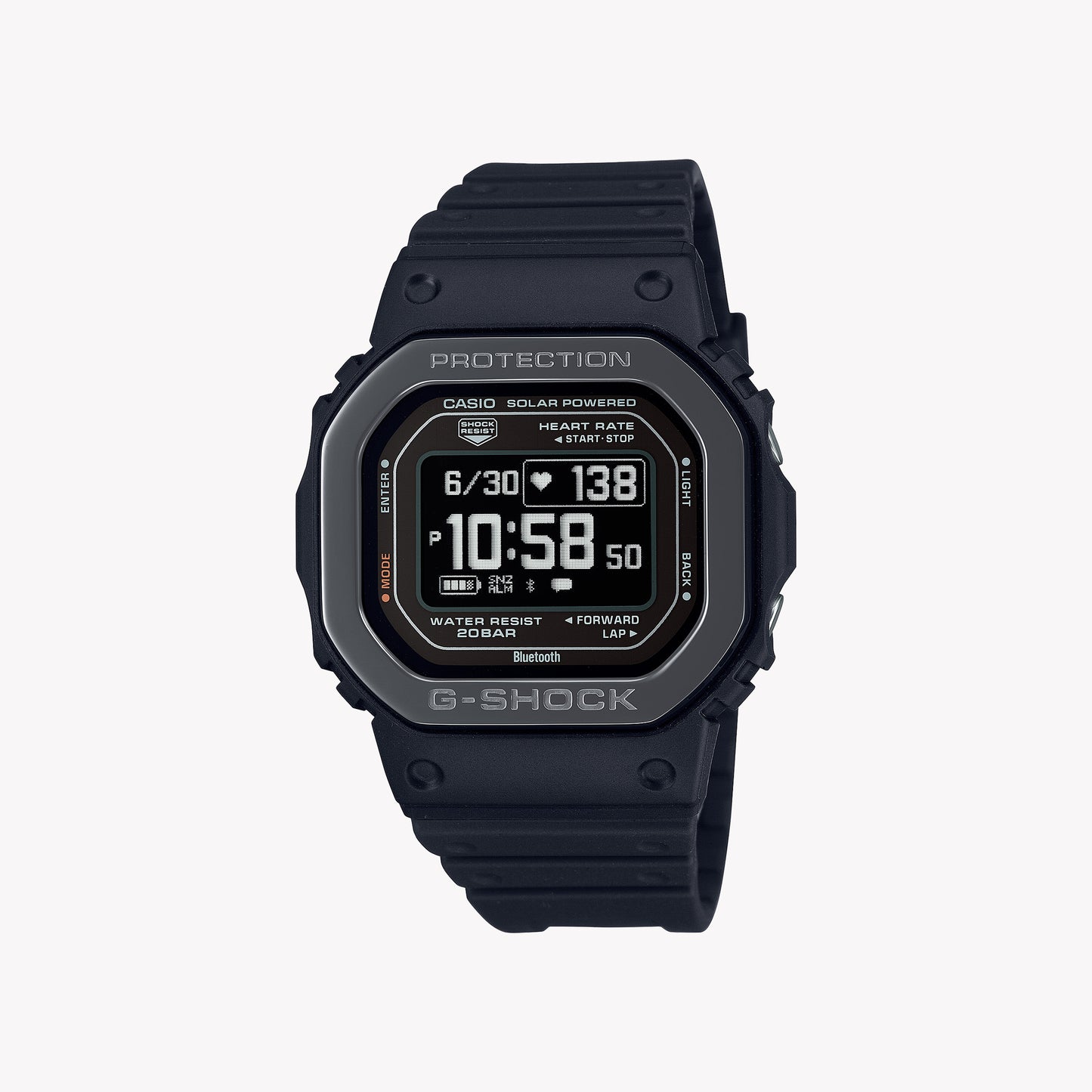 CASIO G-SHOCK DW-H5600MB-1 G-SQUAD THE ORIGIN Black Metal-Huretane bezel Men's Watch