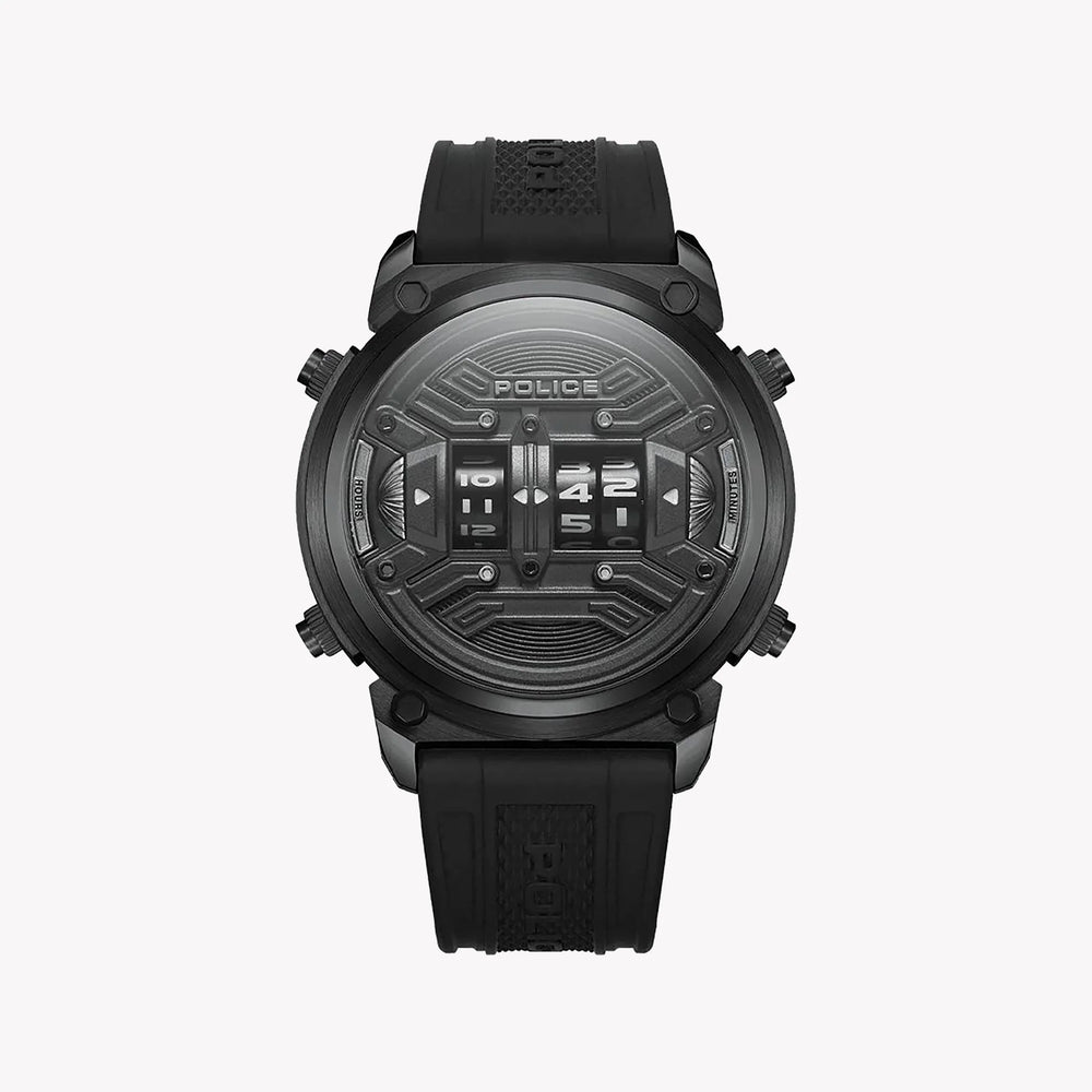 Police Men's Black Watch, Silicone Band | Pewjp2228502 by i-watch