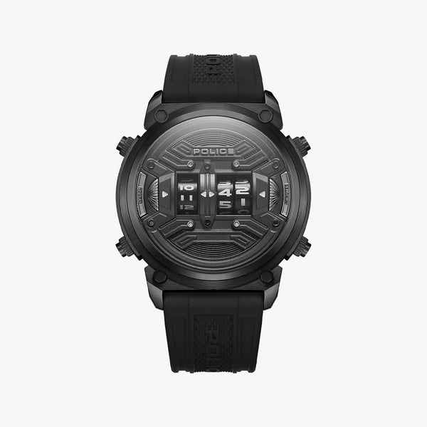 Police Men's Black Watch, Silicone Band | Pewjp2228502 by i-watch