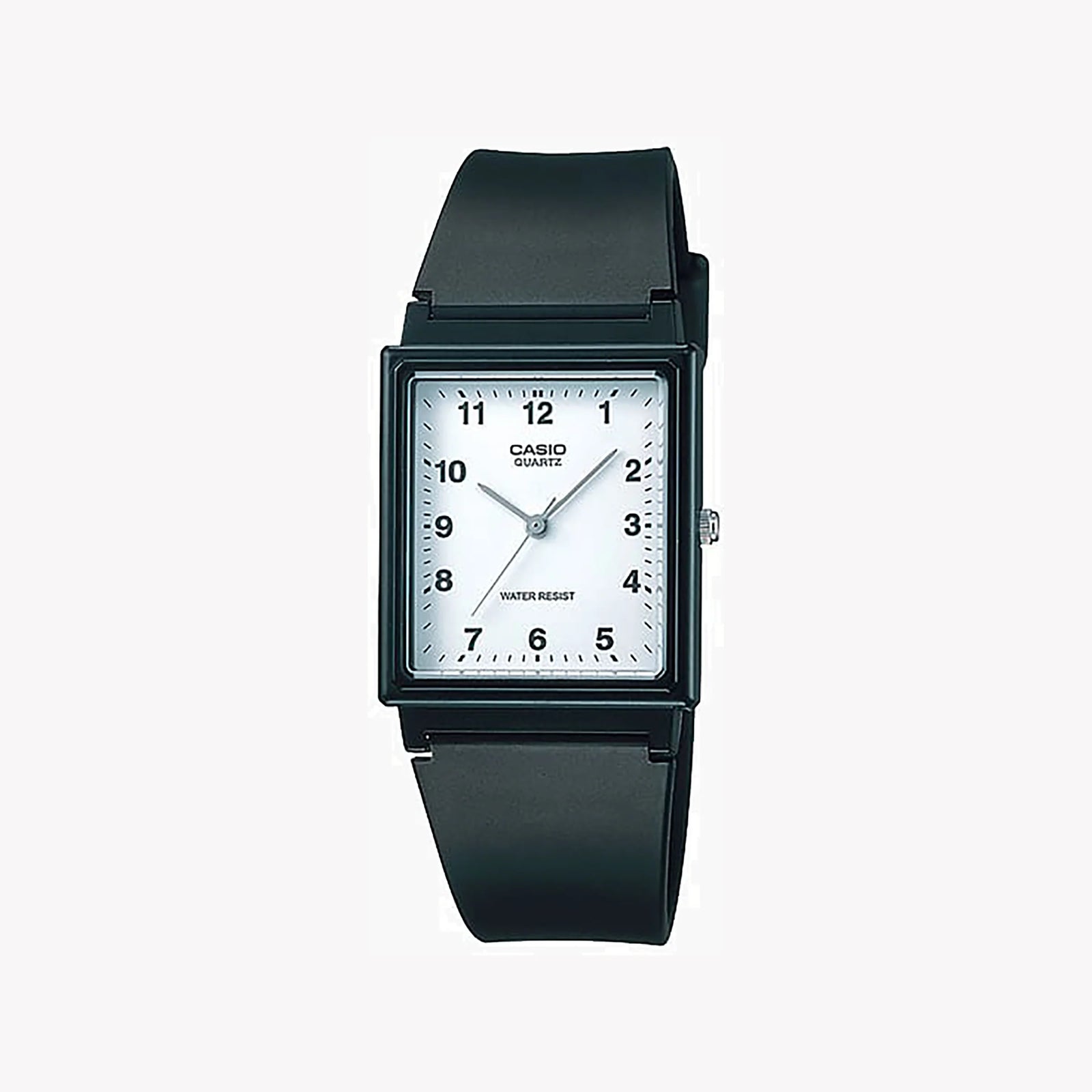 Casio Unisex Black Resin Watch, White Dial | Mq-27-7b by i-watch
