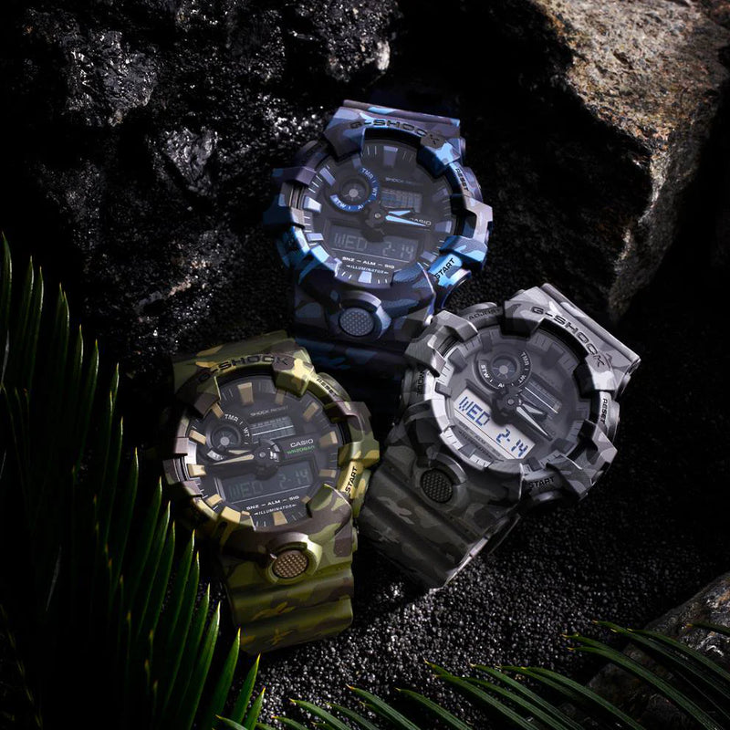 Casio G-Shock Ga-700cm-3adr Adventure Spirit - Bold Green Men's Watch by i-watch