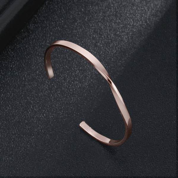 Zink Women's Rose Gold Stainless Steel Bracelet | Zfbg007rg
