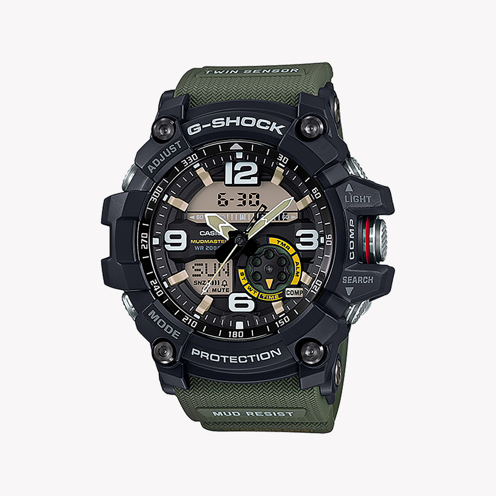 CASIO G-SHOCK GG-1000-1A3DR ADVENTURE SERIES - MUD-RESISTANT MEN'S WATCH WITH DIGITAL COMPASS & THERMOMETER
