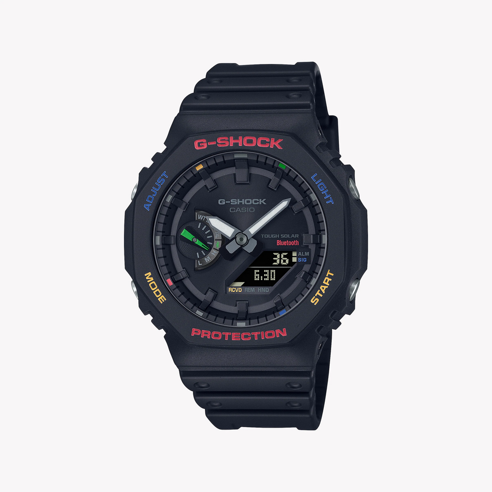 G-Shock Men's Black Resin Watch, Digital Dial | Ga-B2100fc-1adr by i-watch