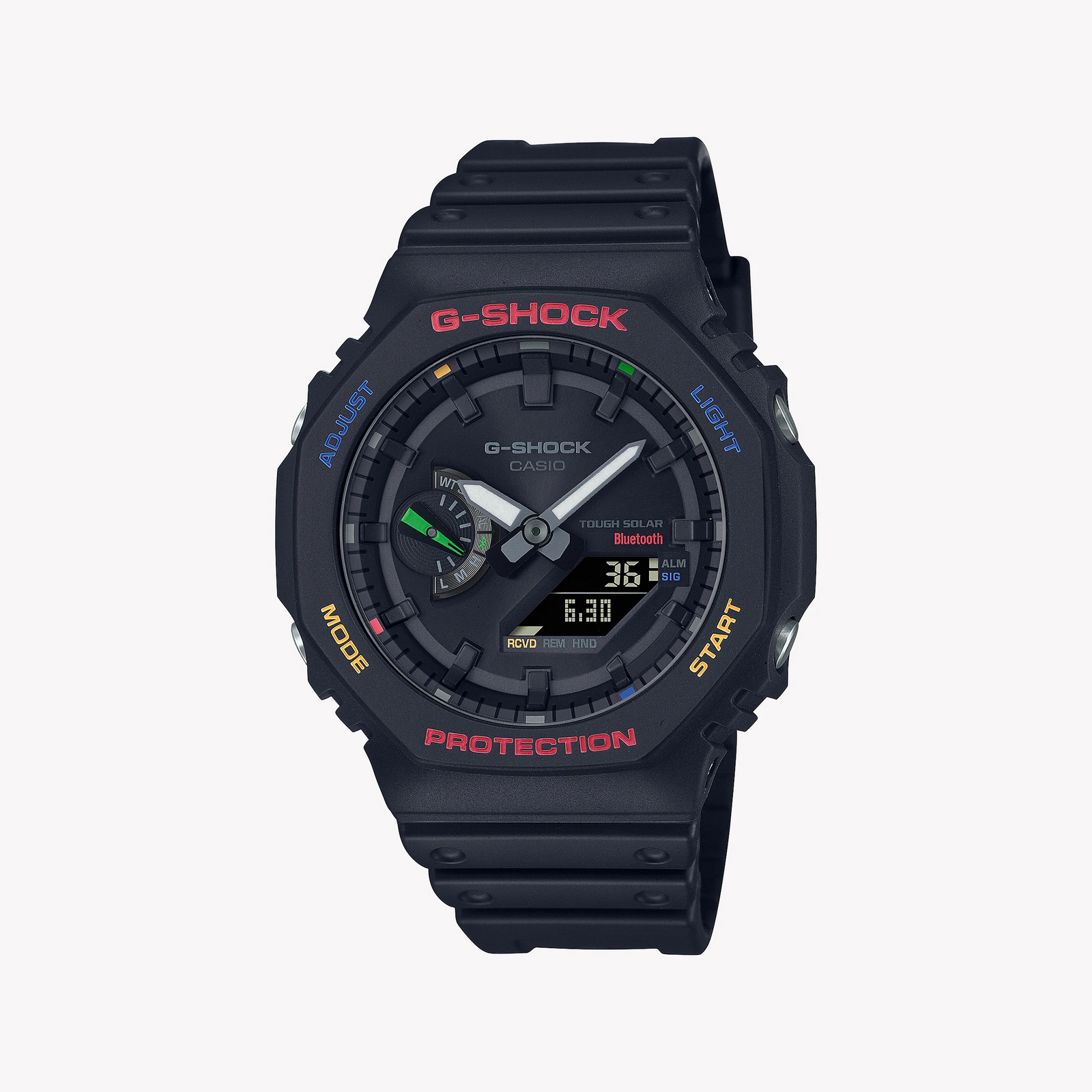 G-Shock Men's Black Resin Watch, Digital Dial | Ga-B2100fc-1adr by i-watch