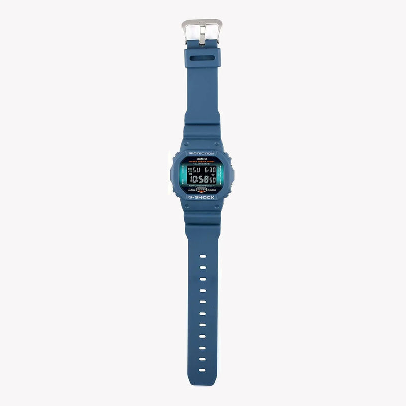 Casio G-Shock Dw-5600cc-2dr - Adventure-Ready Blue Resin Men's Watch by i-watch
